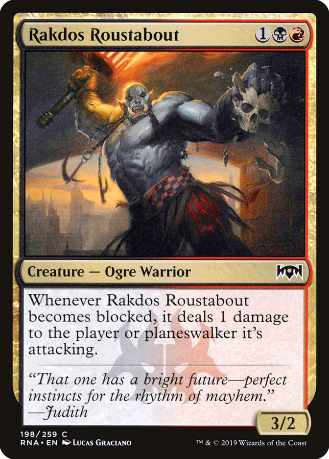 Rakdos Roustabout (198) [Ravnica Allegiance] | Odin's Place