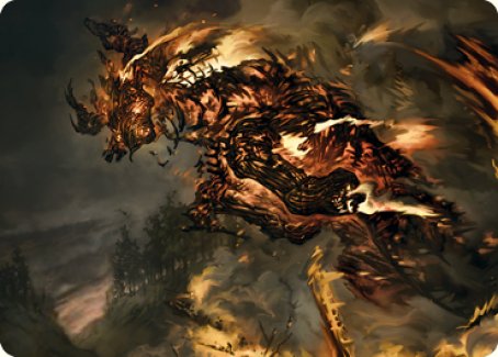Pyre Spawn Art Card [Innistrad: Crimson Vow Art Series] | Odin's Place