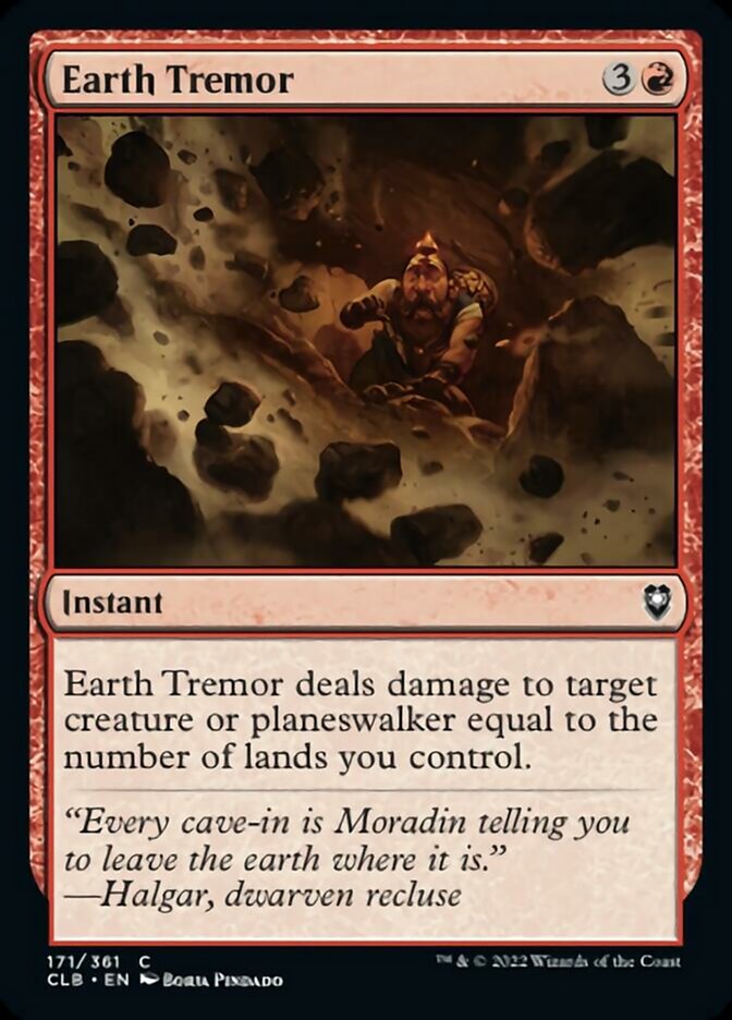 Earth Tremor [Commander Legends: Battle for Baldur's Gate] | Odin's Place