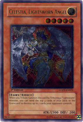 Celestia, Lightsworn Angel [LODT-EN024] Ultimate Rare | Odin's Place