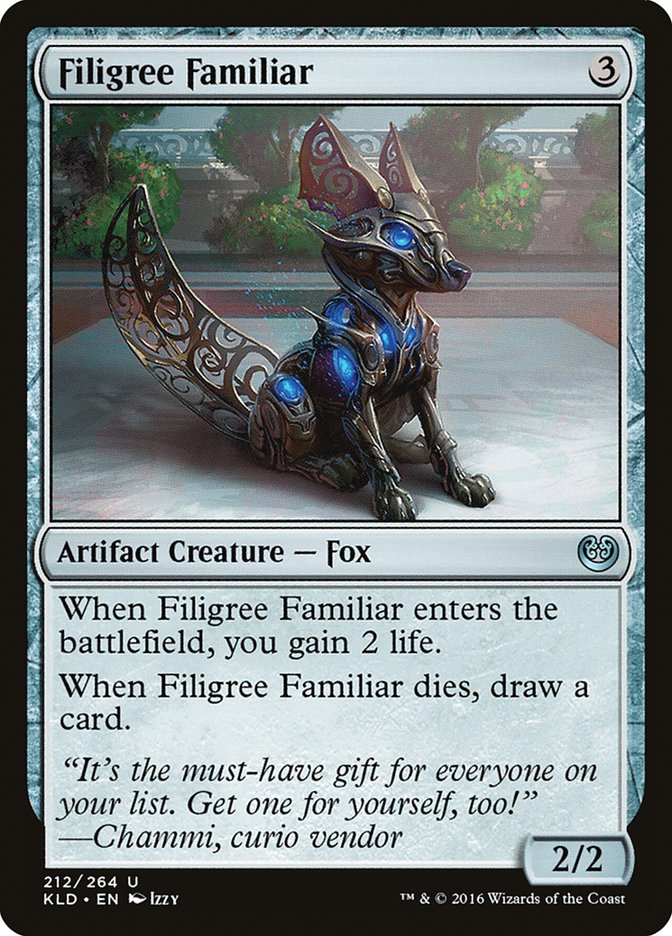 Filigree Familiar (212) [Kaladesh] | Odin's Place