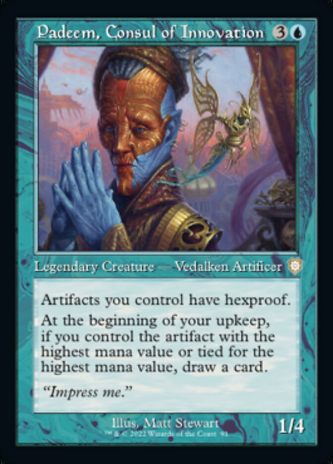 Padeem, Consul of Innovation (Retro) [The Brothers' War Commander] | Odin's Place