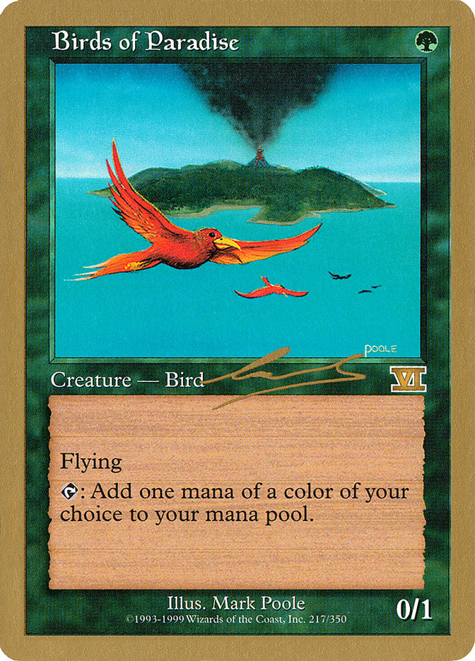 Birds of Paradise (Nicolas Labarre) [World Championship Decks 2000] | Odin's Place