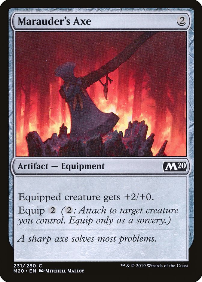 Marauder's Axe [Core Set 2020] | Odin's Place
