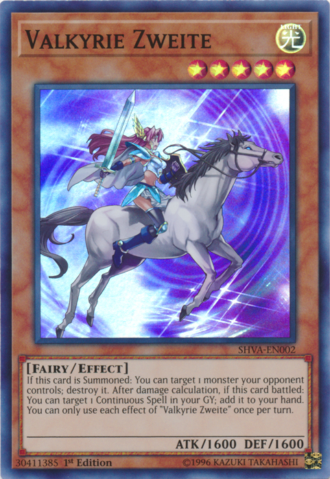 Valkyrie Zweite [SHVA-EN002] Super Rare | Odin's Place