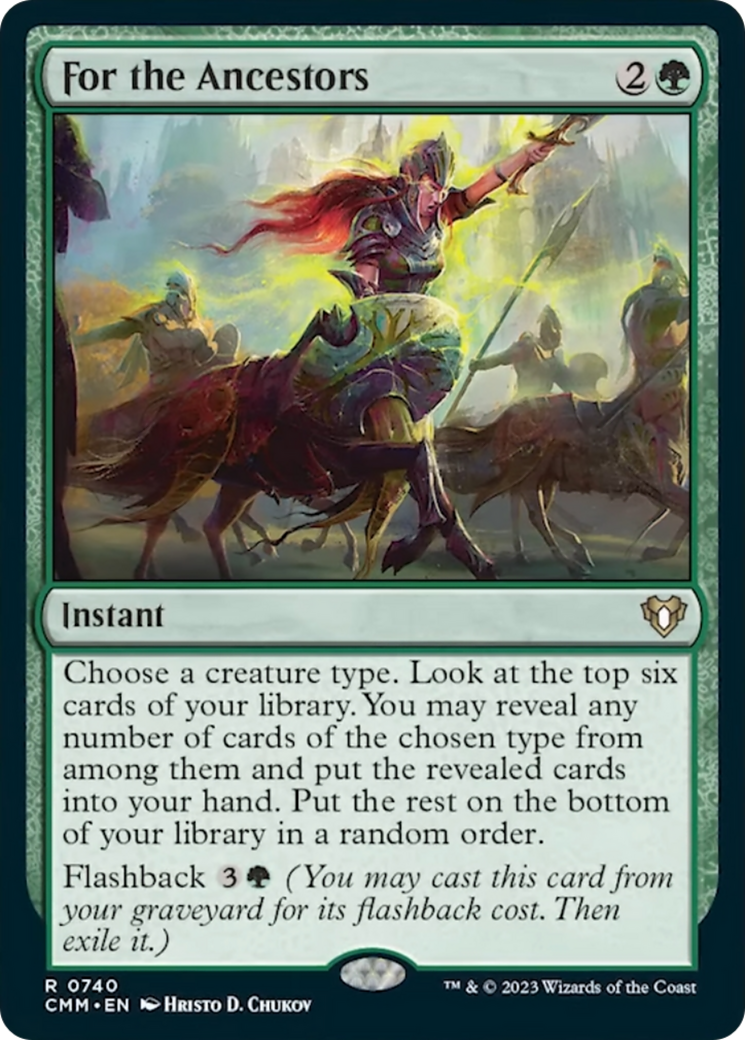 For the Ancestors [Commander Masters] | Odin's Place