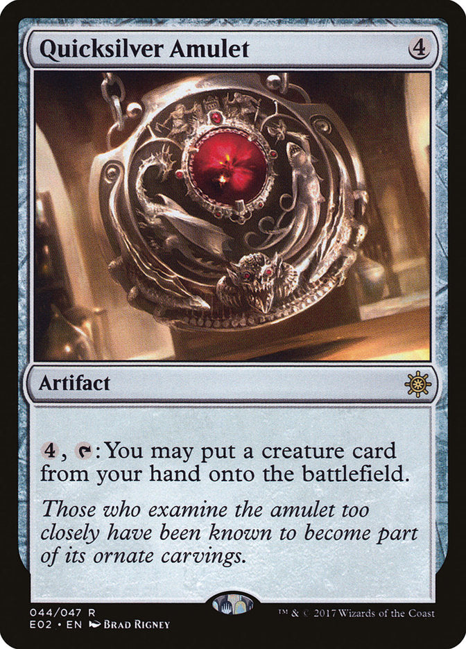 Quicksilver Amulet (44) [Explorers of Ixalan] | Odin's Place