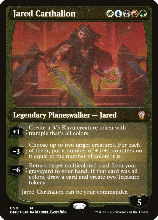 Jared Carthalion (Showcase Display Commander) [Dominaria United Commander] | Odin's Place