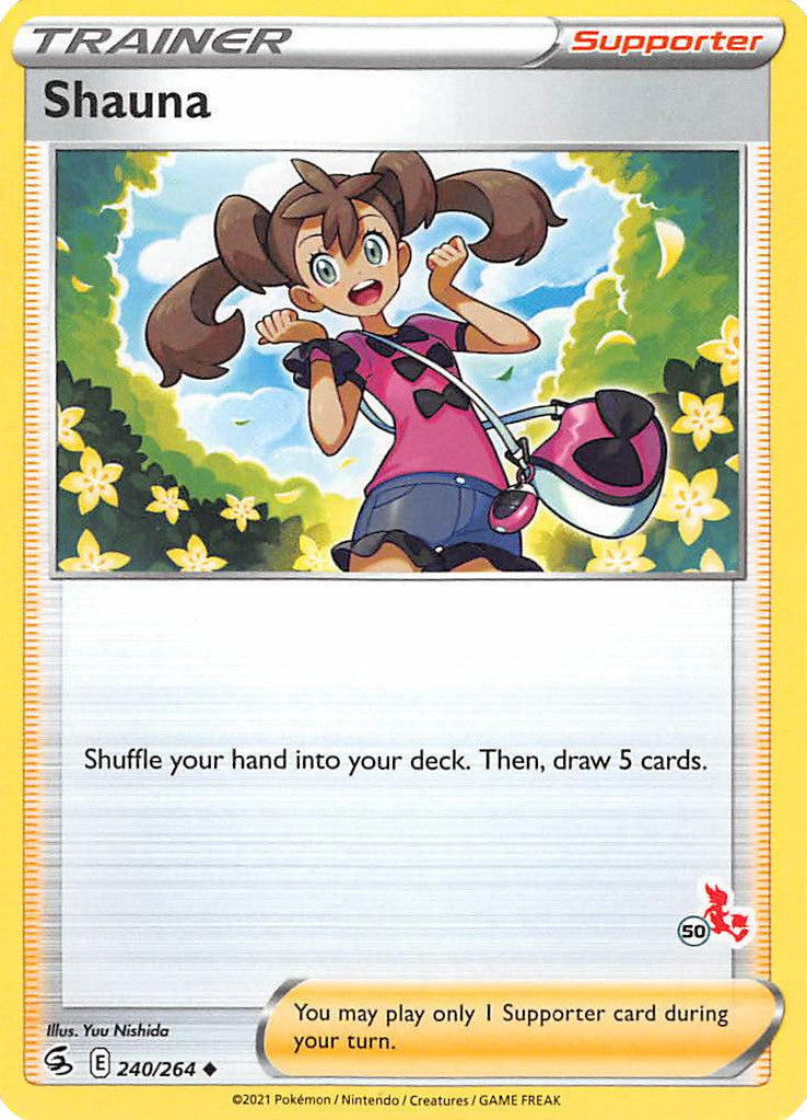 Shauna (240/264) (Cinderace Stamp #50) [Battle Academy 2022] | Odin's Place