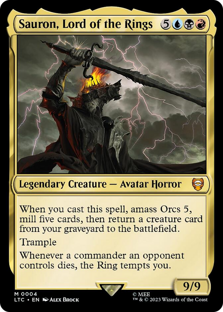 Sauron, Lord of the Rings [The Lord of the Rings: Tales of Middle-Earth Commander] | Odin's Place