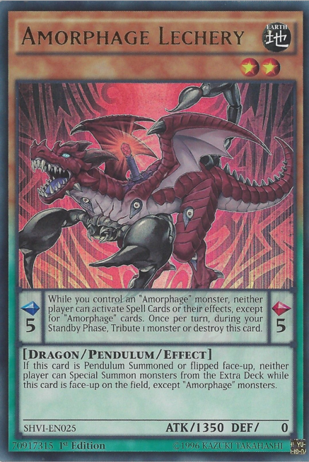 Amorphage Lechery [SHVI-EN025] Ultra Rare | Odin's Place