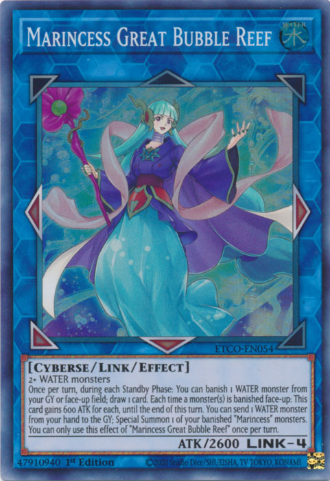 Marincess Great Bubble Reef [ETCO-EN054] Super Rare | Odin's Place