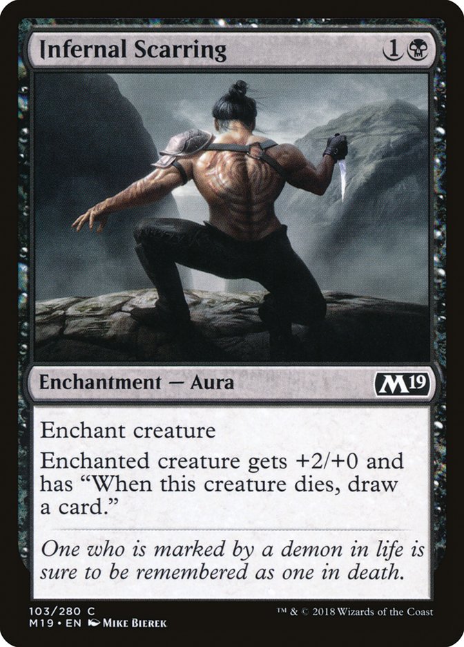 Infernal Scarring (103) [Core Set 2019] | Odin's Place