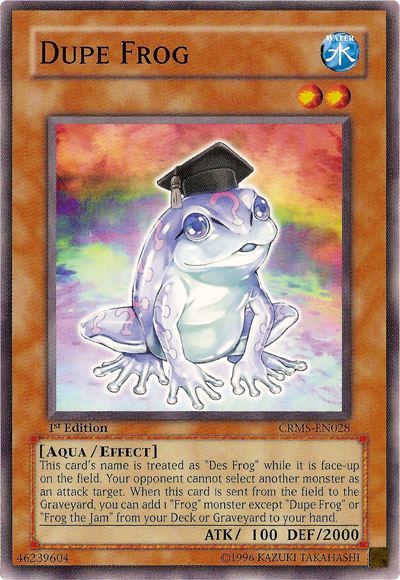 Dupe Frog [CRMS-EN028] Common | Odin's Place