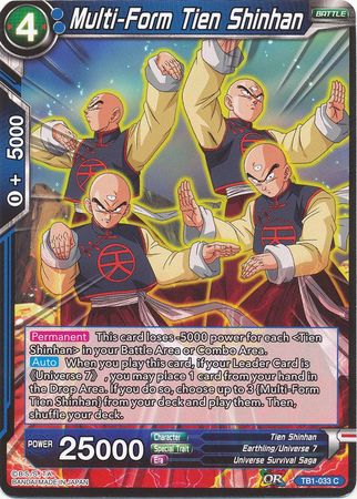 Multi-Form Tien Shinhan (TB1-033) [The Tournament of Power] | Odin's Place