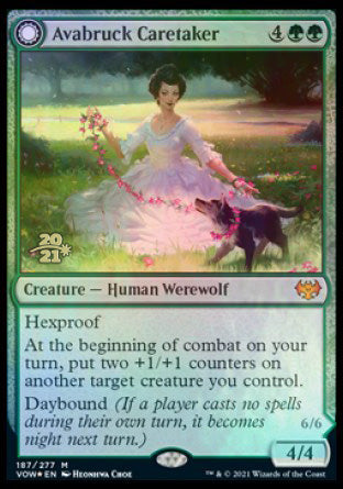 Avabruck Caretaker // Hollowhenge Huntmaster [Innistrad: Crimson Vow Prerelease Promos] | Odin's Place