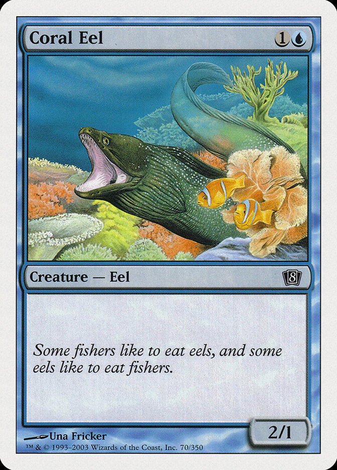Coral Eel (70) [Eighth Edition] | Odin's Place