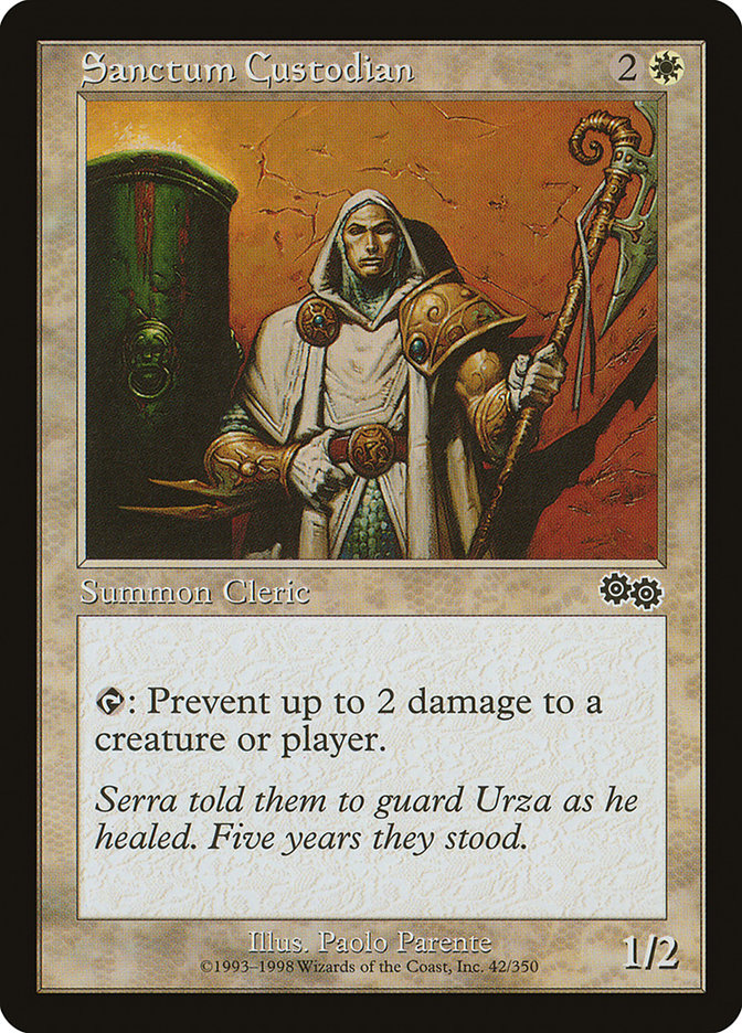 Sanctum Custodian (42) [Urza's Saga] | Odin's Place