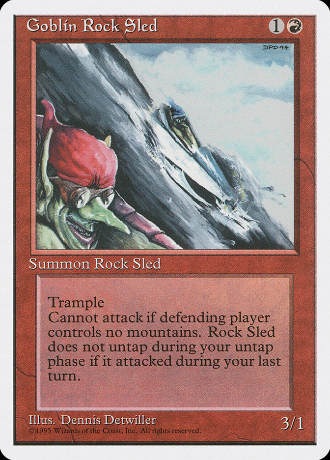 Goblin Rock Sled (199) [Fourth Edition] | Odin's Place
