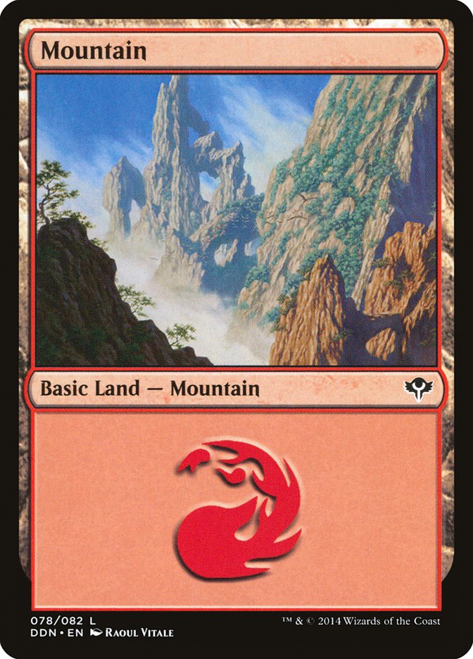 Mountain (78) [Duel Decks: Speed vs. Cunning] | Odin's Place