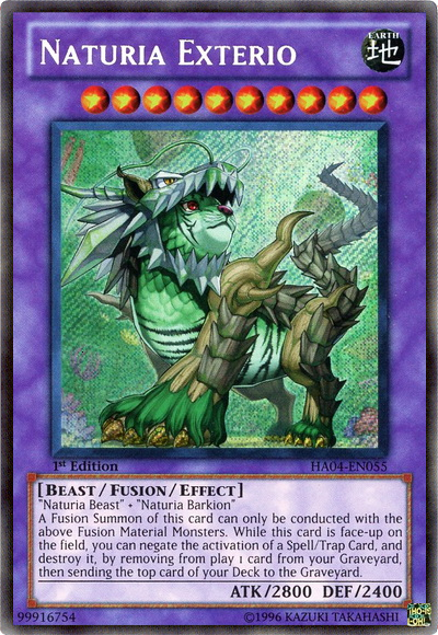 Naturia Exterio [HA04-EN055] Secret Rare | Odin's Place