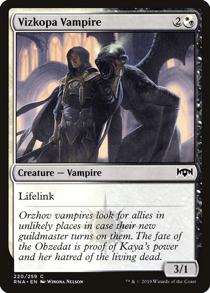 Vizkopa Vampire (220) [Ravnica Allegiance] | Odin's Place