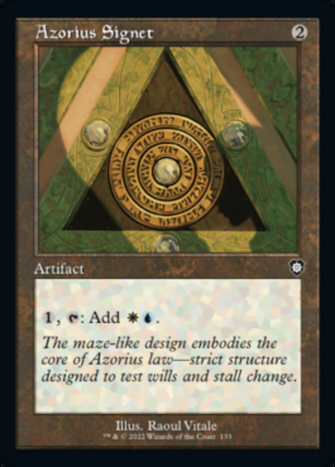 Azorius Signet (Retro) [The Brothers' War Commander] | Odin's Place