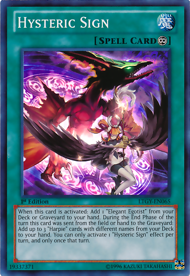 Hysteric Sign [LTGY-EN065] Super Rare | Odin's Place