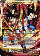 SS Vegito // Son Goku & Vegeta, Path to Victory (BT20-084) [Power Absorbed Prerelease Promos] | Odin's Place
