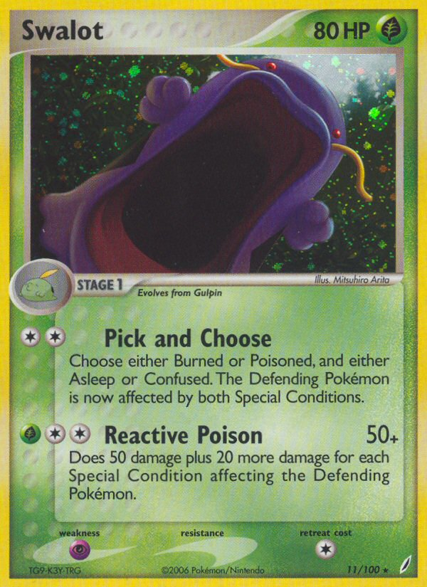 Swalot (11/100) [EX: Crystal Guardians] | Odin's Place