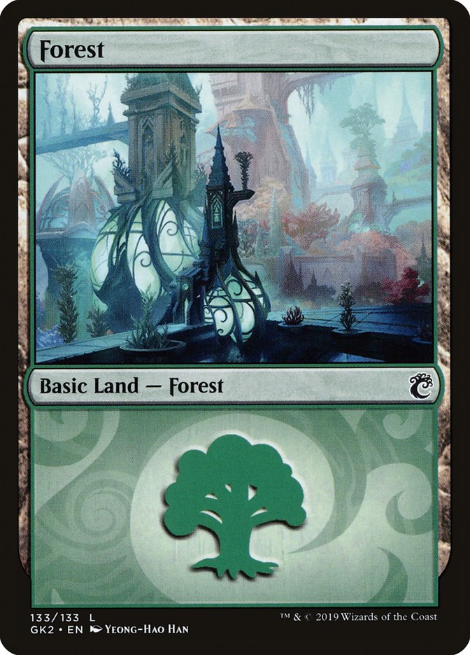 Forest (133) [Ravnica Allegiance Guild Kit] | Odin's Place