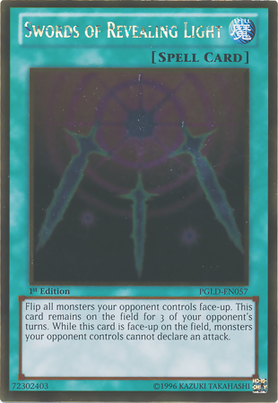 Swords of Revealing Light [PGLD-EN057] Gold Rare | Odin's Place