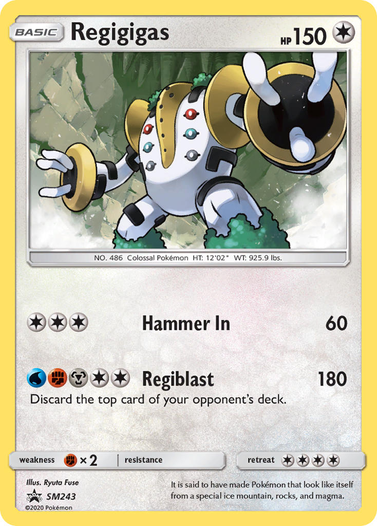 Regigigas (SM243) [Sun & Moon: Black Star Promos] | Odin's Place