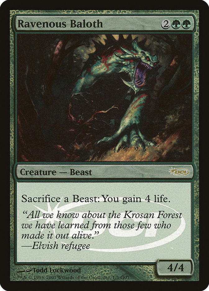 Ravenous Baloth (1) [Judge Gift Cards 2007] | Odin's Place