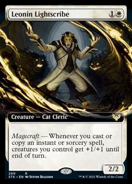 Leonin Lightscribe (Extended Art) [Strixhaven: School of Mages] | Odin's Place