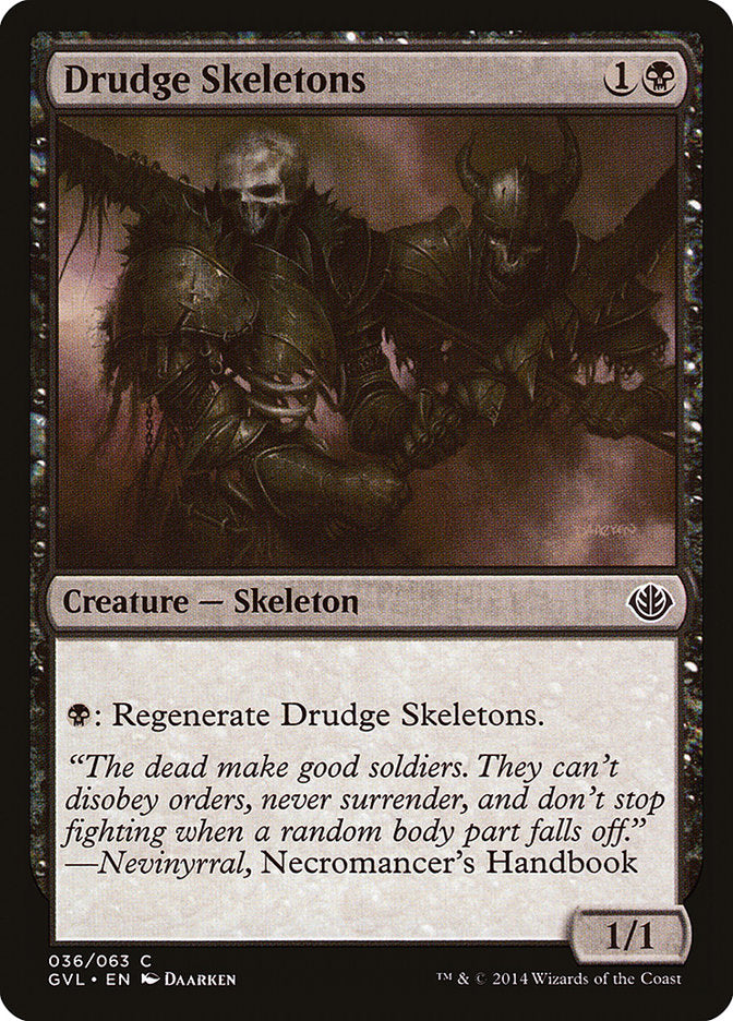 Drudge Skeletons (36) (Garruk vs. Liliana) [Duel Decks Anthology] | Odin's Place