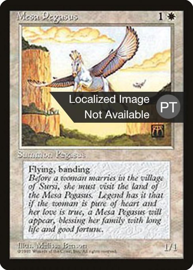 Mesa Pegasus [Fourth Edition (Foreign Black Border)] | Odin's Place