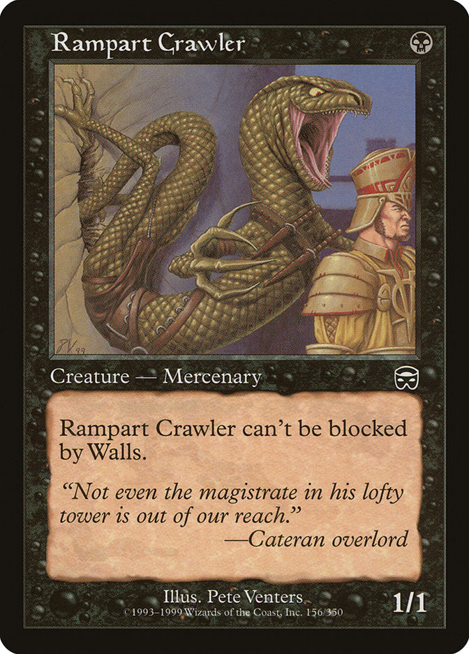 Rampart Crawler (156) [Mercadian Masques] | Odin's Place