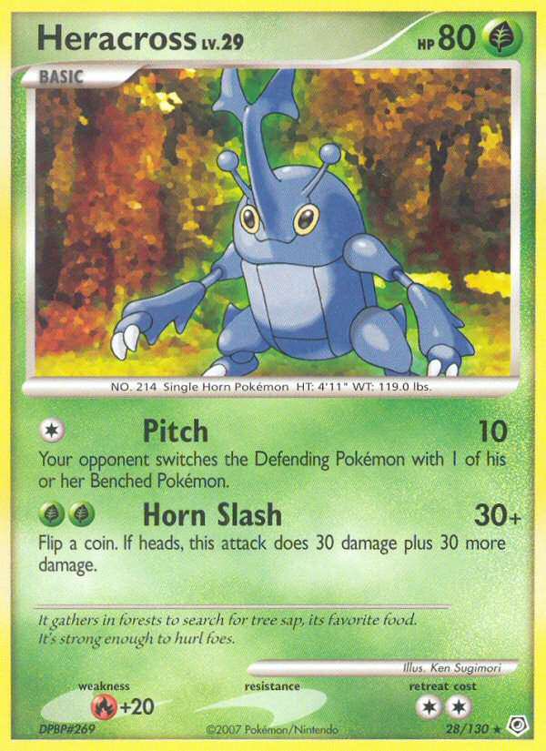 Heracross (28/130) [Diamond & Pearl: Base Set] | Odin's Place