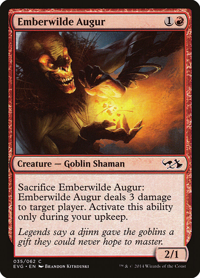 Emberwilde Augur (35) (Elves vs. Goblins) [Duel Decks Anthology] | Odin's Place