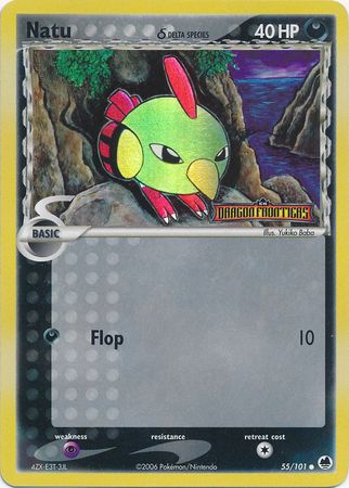 Natu (55/101) (Delta Species) (Stamped) [EX: Dragon Frontiers] | Odin's Place