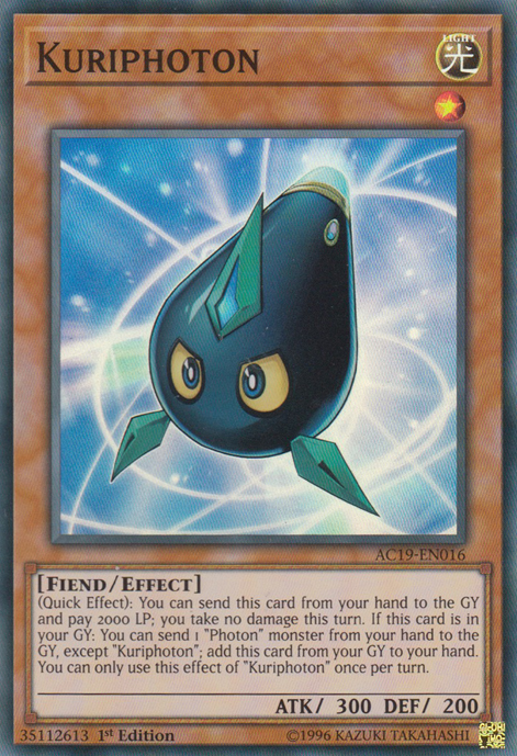 Kuriphoton [AC19-EN016] Super Rare | Odin's Place