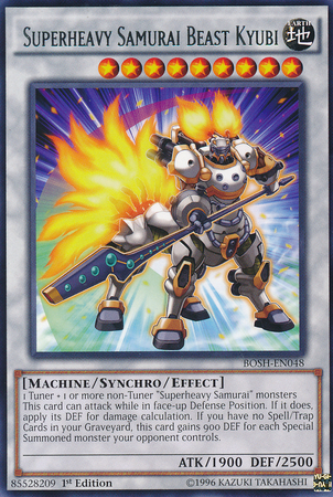 Superheavy Samurai Beast Kyubi [BOSH-EN048] Rare | Odin's Place
