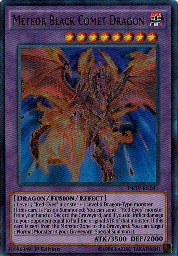 Meteor Black Comet Dragon [INOV-EN041] Ultra Rare | Odin's Place