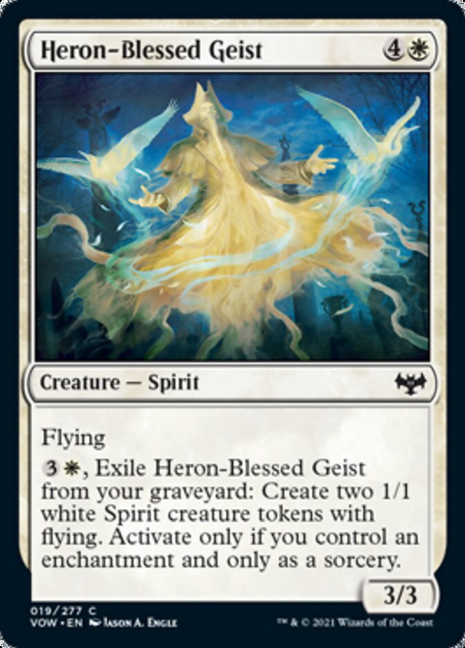 Heron-Blessed Geist [Innistrad: Crimson Vow] | Odin's Place