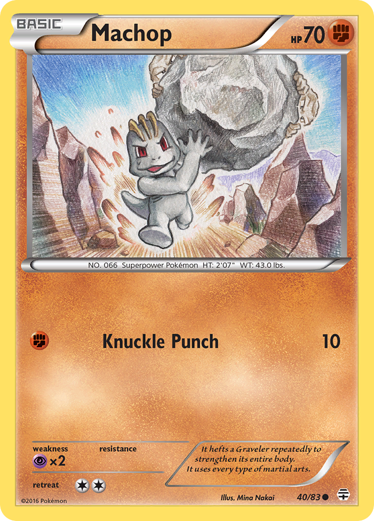 Machop (40/83) [XY: Generations] | Odin's Place