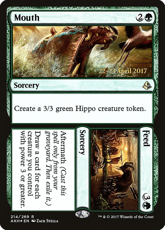 Mouth // Feed (214) [Amonkhet Prerelease Promos] | Odin's Place