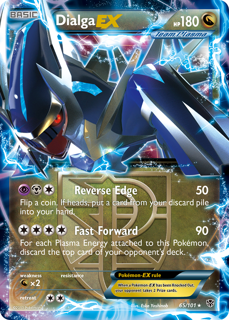 Dialga EX (65/101) [Black & White: Plasma Blast] | Odin's Place