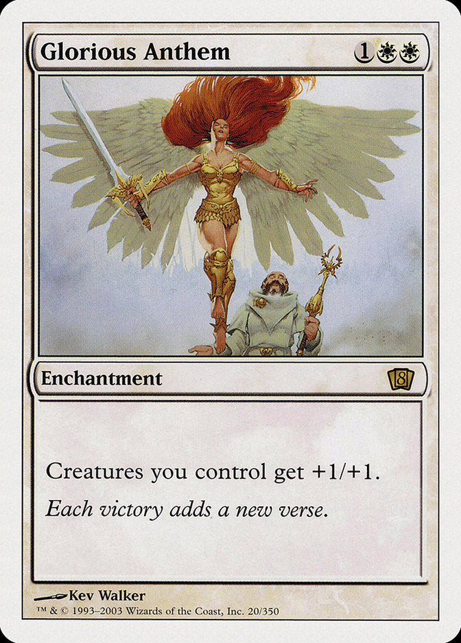 Glorious Anthem (20) [Eighth Edition] | Odin's Place