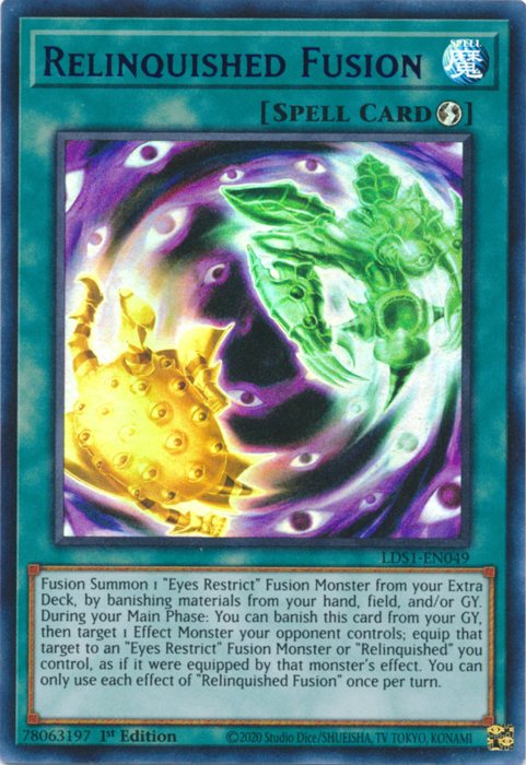 Relinquished Fusion (Purple) [LDS1-EN049] Ultra Rare | Odin's Place